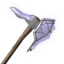 Crystal battleaxe